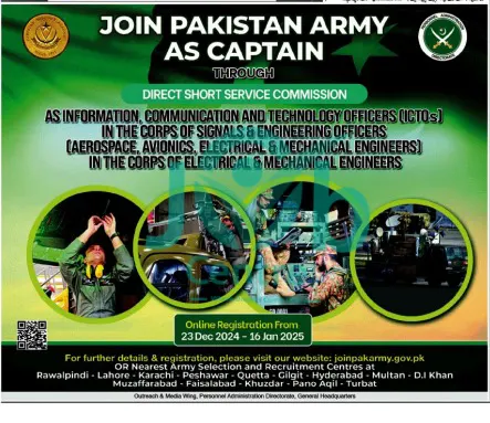 Join Pak Army Jobs 2025 Advertisement