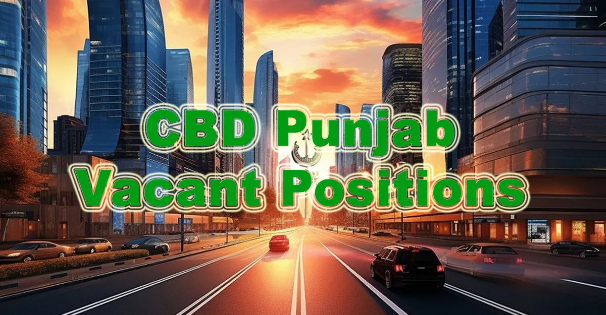 CBD Punjab Career Opportunities 2024
